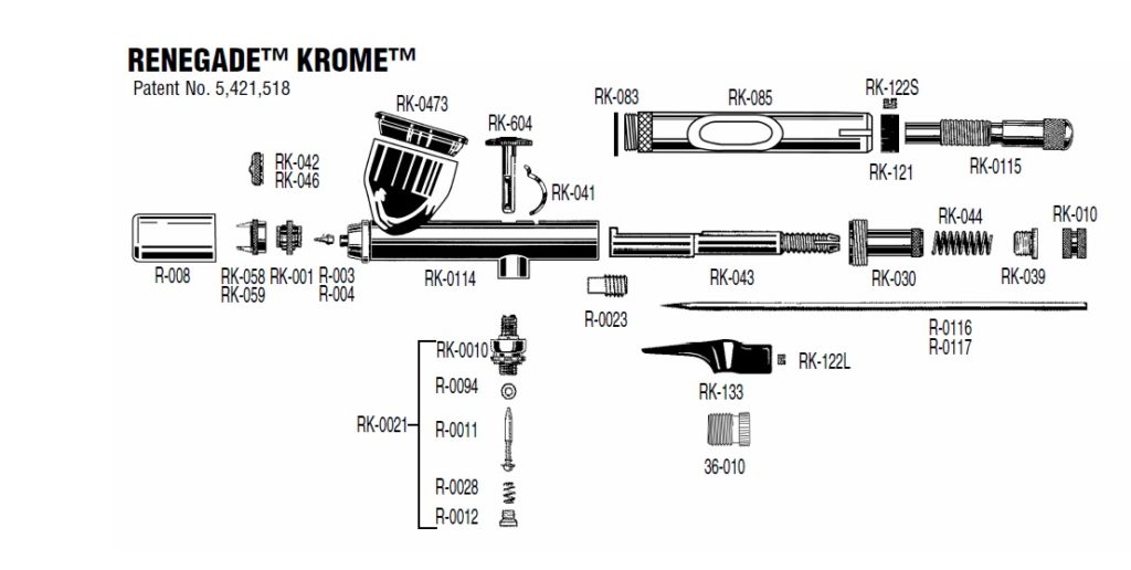 Krome Parts List