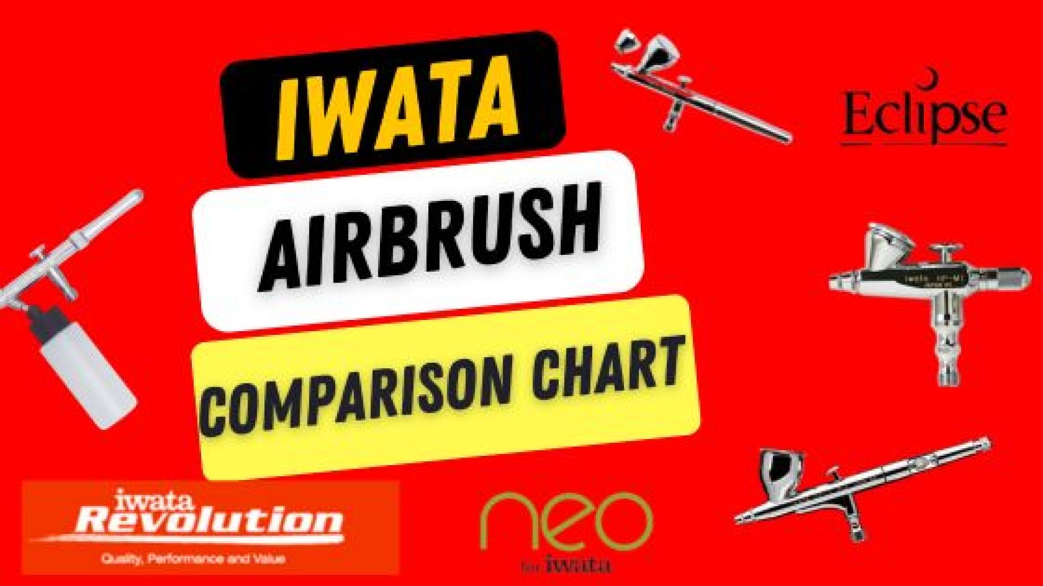 IWATA Airbrushes Comparison Chart AirbrushGeek