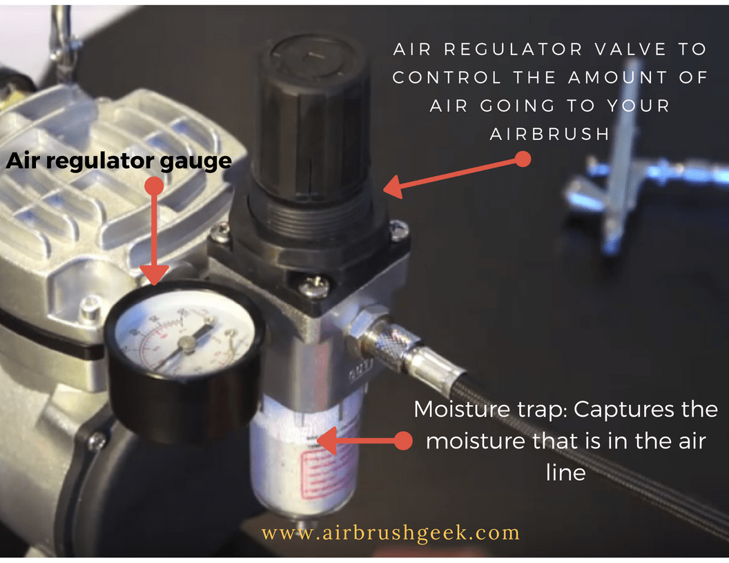 Compressor Air regulator and Compressor Moisture Trap