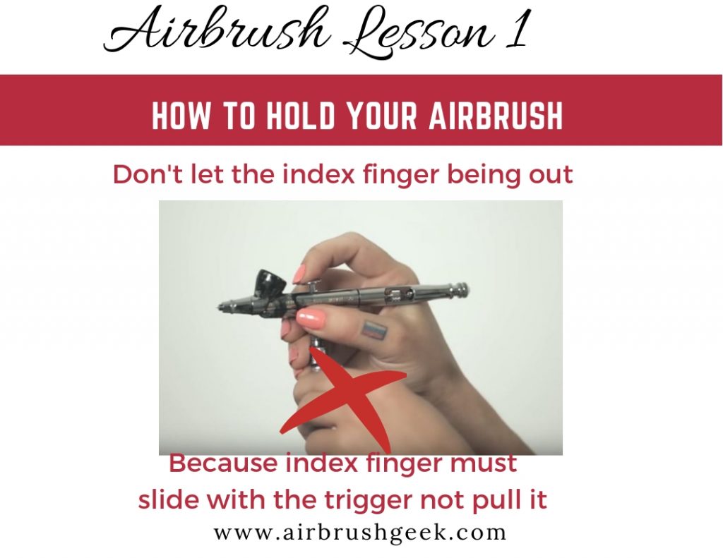 How to Hold Your Airbrush
