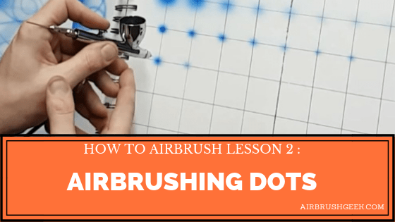 how to airbrush dots