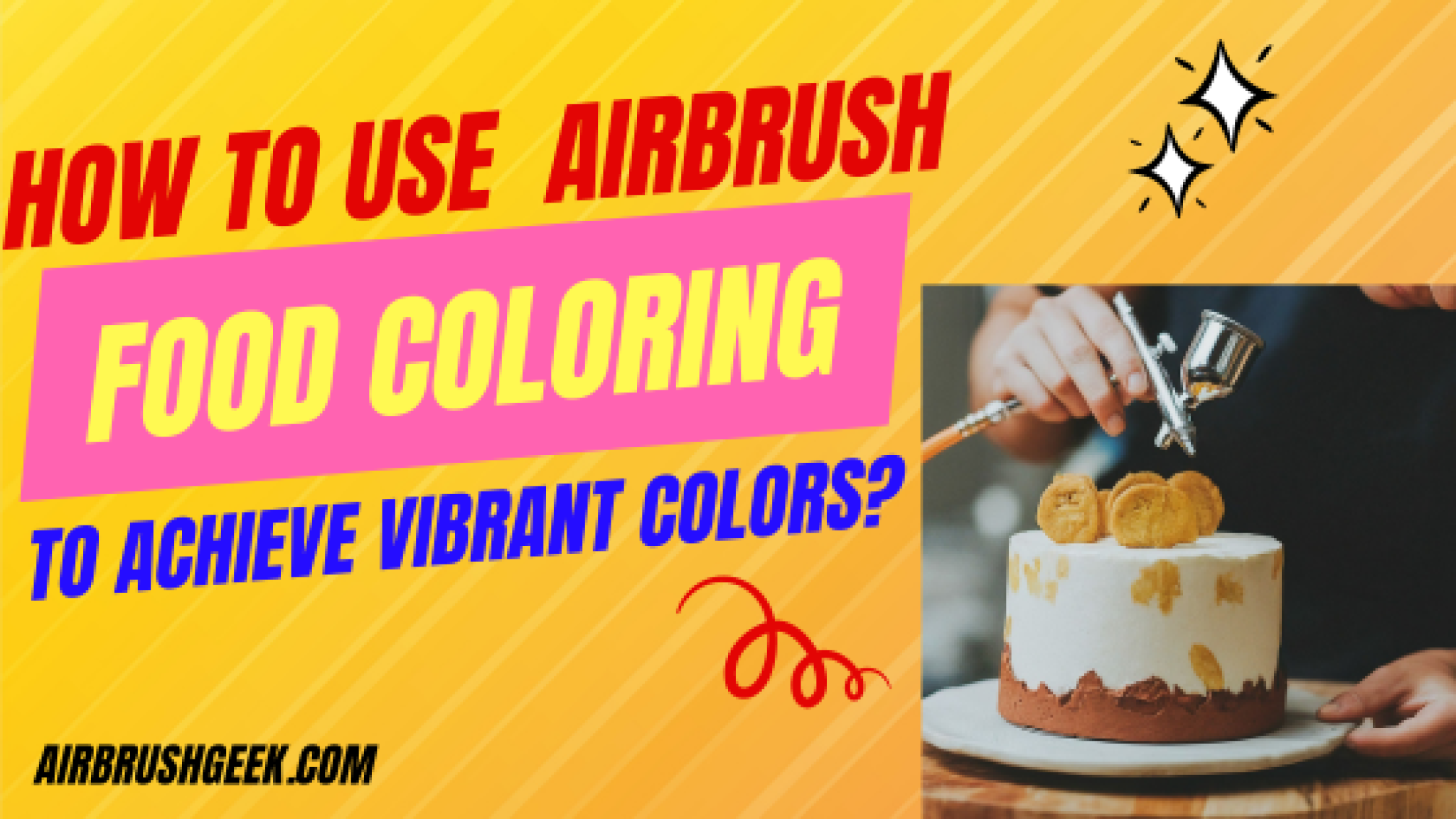 How to use airbrush food coloring to achieve vibrant colors? - AirbrushGeek